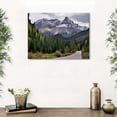 thumbnail image 5 of Highway Canvas Wall Art, Banff National Park Mountain Print, Scenic Forest Road Artwork for Living Room Bedroom Office Decor, Ready to Hang, 5 of 6