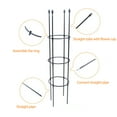 thumbnail image 3 of Flower Support-multifunctional Assembly Flower Stand Chinese Rose Detachable Boxed For Climbing Plants Garden Trellis, 3 of 5