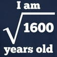 thumbnail image 3 of CafePress - 40Th Birthday Square Root T Shirt - Men's Classic Graphic Cotton T-Shirt, 3 of 4