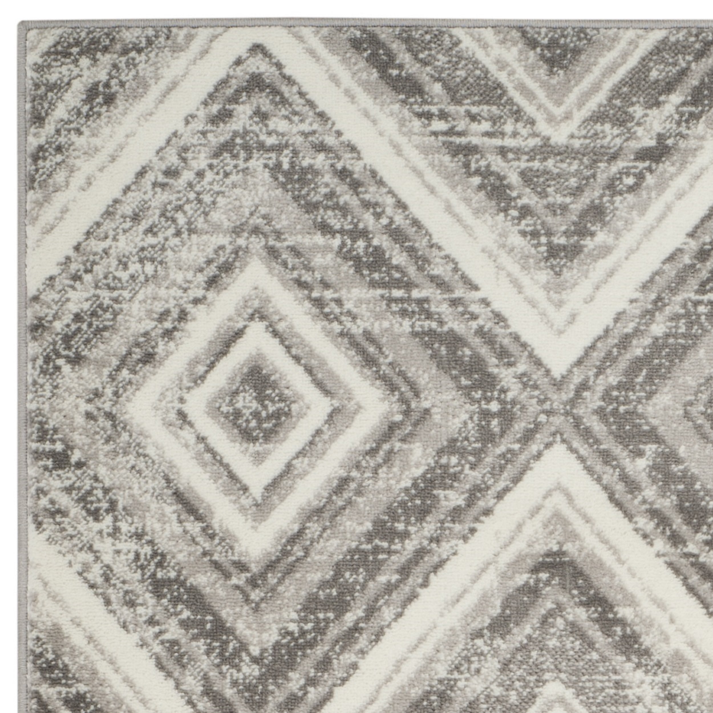 SAFAVIEH Skyler Cuthbert Geometric Area Rug, Grey/Ivory, 5'1" x 7'6"