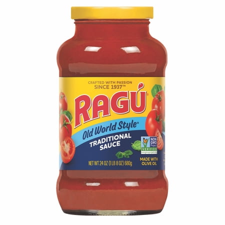 Ragu Old World Style Traditional Pasta Sauce, Made with Olive Oil, 24 oz