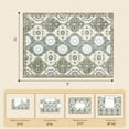 thumbnail image 5 of EnHomee Area Rugs for Living Room 5x7 Area Rugs Machine Washable Area Rugs Vintage Boho Indoor Area Rugs for Bedroom,Green, 5 of 8