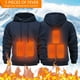 thumbnail image 1 of MHFRRA Sudadera con Capucha Calefactable para Hombre, 5 Sudaderas Cálidas con Temperatura Ajustable, Suéter de Invierno Acogedor para Uso Diario Marina de guerra, 1 of 8