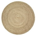 thumbnail image 1 of LR Resources NATUR12033GRY60RD 6 ft. Natural Jute Round Area Rug, Gray, 1 of 1