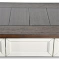 thumbnail image 6 of Pemberly Row Farmhouse Wood Console Table in Dark Oak and White, 6 of 9