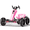 Pink, variant on AJOOSOS 12V Metal Go Karts for Kids 3-6 Years Powered Ride-On with 400W*2 Motors 5 mph Max Speed