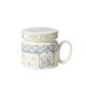 thumbnail image 1 of Taza de café con tapa, 1 pieza de cerámica esmaltada con diseño de perrito, capacidad de 355 ml for oficinas o cafeterías., 1 of 8