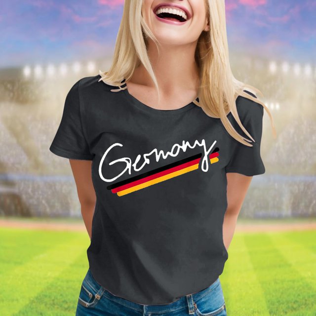 iTNHFP T-Shirts Femmes Hauts Tendance 2025 Affaires Mode Décontractée Manches Courtes Col Rond T-Shirt Imprimé Ample