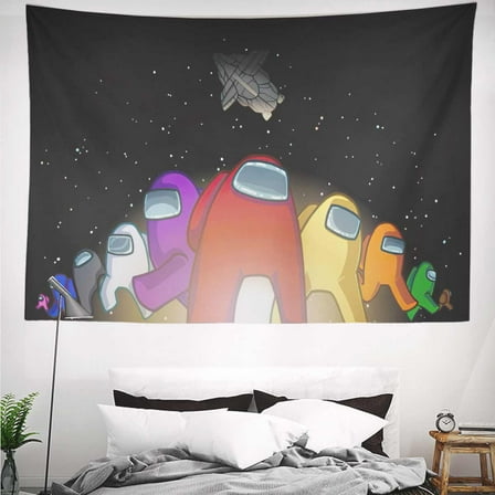 among us Tapestry Gift Wall Hanging Backdrop for Room Bedroom Girls Fans Background Banner Party Birthday Supplies Decor