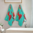 thumbnail image 4 of Dreamtimes Strawberry Soft Hand Towels 2-Piece Absorbent Bath Towel Decorative Fingertip Towels for Bathroom Gym Spa Hotel Beach Swimming Pool,14.4" x 28.3", 4 of 7