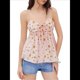 thumbnail image 2 of Tops Cortos Sin Espalda para Mujer, con Estampado Floral, Estilo Chaleco Sin Espalda, para Salir, Estilo Y2K Rosa M, 2 of 10