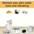 thumbnail image 5 of Nispira Cat Water Fountain Filter Replacement Filters for Veken 67oz, 95oz, 135oz Automatic Pet Fountain Dog Water Dispenser, 6 Packs, 5 of 5
