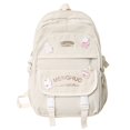 thumbnail image 2 of Backpack Large Capacity Fashion Knapsack Nylon Travel Luggage Bag (Blue), 2 of 10