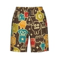 thumbnail image 6 of KLL Robot and Monsters Men's Casual Summer Beach Shorts Hawaiian Shorts with Pockets-3X-Large, 6 of 6