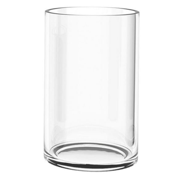 HLONK 10” Clear Glass Cylinder Vase
