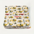 thumbnail image 2 of 1pc Digital Printed Blanket For Boys Construction Car Blanket Ultra Soft Blanket With Truck And Construction Signs Perfect For School, Day Care, Nap Time, Sons, 2 of 5