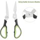 thumbnail image 3 of Tijeras de Cocina Multifuncionales, Acero Inoxidable, Mango Suave, Negro/Verde, Juego de 4 Piezas, 3 of 4
