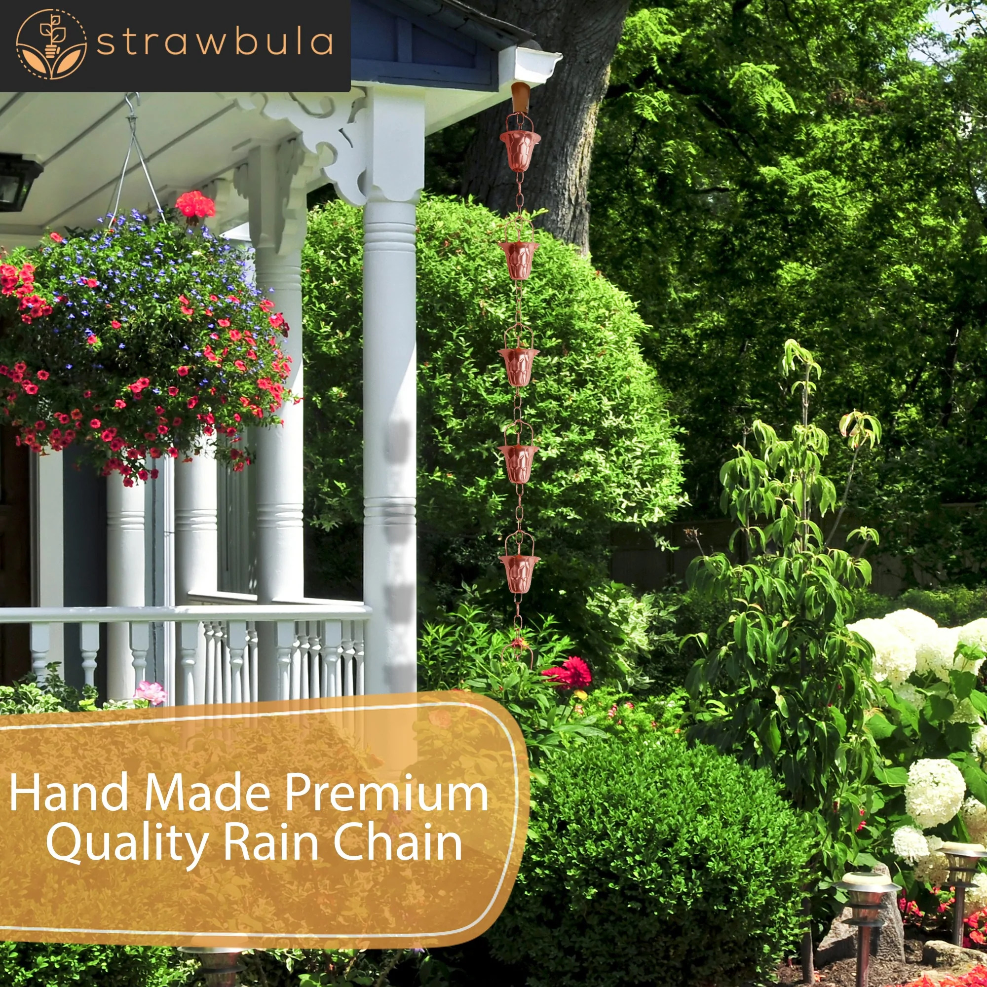 Buy Rain Chain Copper Rain Chain for Downspouts Rain Chains for