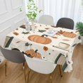 thumbnail image 2 of Yayeee Tablecloths 60" x 120" Rectangle Wrinkle Resistant Party Table Cover, Beige Fall Leaves, 2 of 8