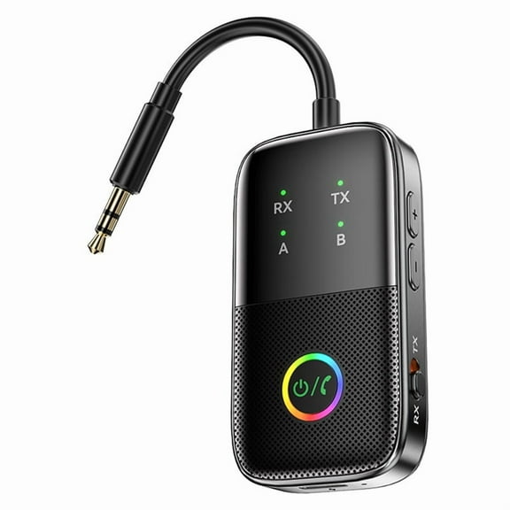HIFI Bluetooth 5.2 Audio Adapter 3.5mm Aux Wireless Music Receiver Transmitter Player with Mic for Speaker PC TV Car,1 * HIFI Audio Adapter