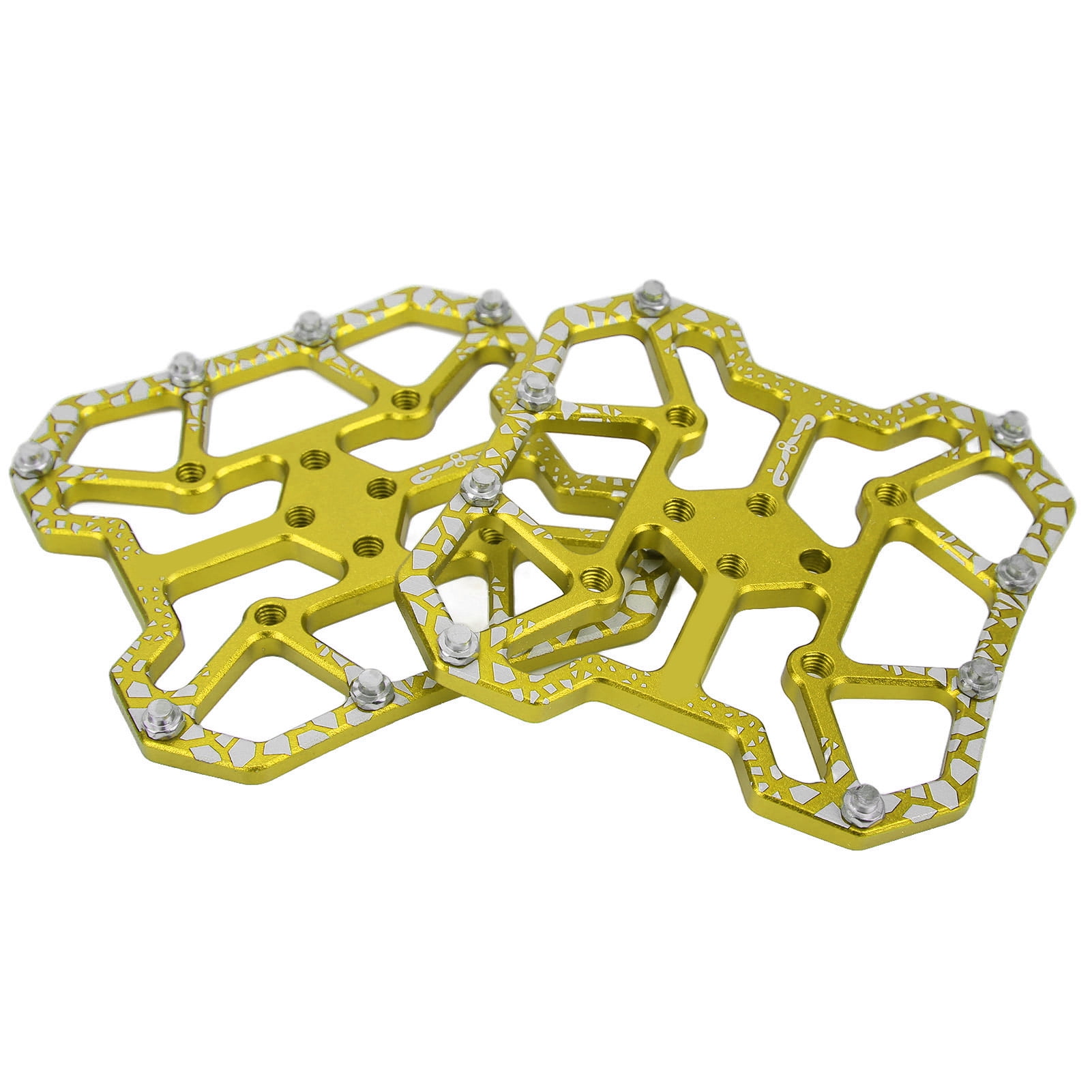 LYUMO 1 Pair Bicycle Clipless Pedal Converter Self Locking Disc Pedals