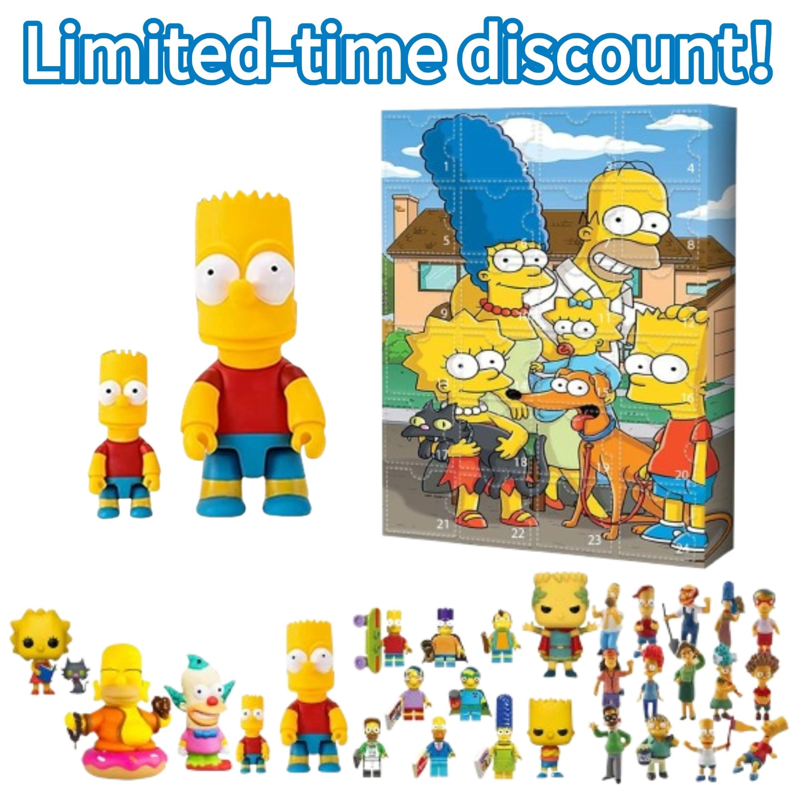 1Pack The Simpsons 24 Day Advent Calendar - The Simpsons Christmas 