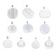 thumbnail image 1 of 100 Uds. Almohadillas transparentes para pendientes, almohadillas cómodas de silicona para pendientes, Clips en pendientes, 1 of 4