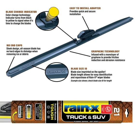 Rain-X Truck & SUV 21" Premium Replacement Windshield Wiper Blade - 770221