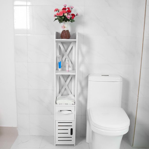 OTVIAP Bathroom Storage Standing Tall Narrow Bathroom