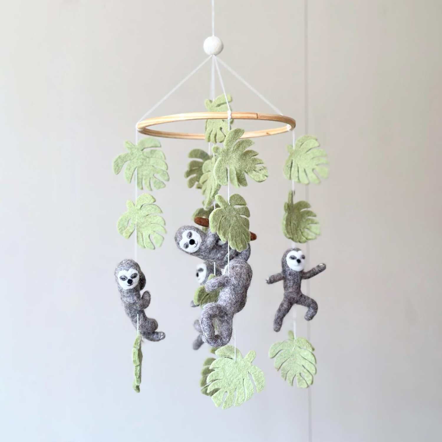 Sloth Baby Mobile