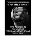 thumbnail image 5 of HFDF I Am The Stormspirational Painting Poster Motivational Canvas Wall Artspiration Picture Proverbs Print Artwork Office Wall Decor Bedroom Living room Ready to Hang 8x10inch Framed, 5 of 6