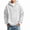 White, variant on HAOTAGS Boys Hoodie (3-14) Half Zipper Warm Long Sleeve Winter Sweatshirts Pullover Tops Army Green Size 5