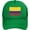 Green, variant on Colombia Flag Vintage Style Retro Colombian Mesh Baseball Cap Adjustable Dad Hat Trucker Hat for Women Men,Black