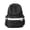 Black Backpack, variant on Floral School Backpack, Cute Aesthetic Backpack with Zippered Side Pocket, Waterproof Bookbag for Middle School College, Black