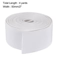 thumbnail image 2 of Twill Elastic Band Double Side 2" Flat 4 Yard 1 Roll Flat Elastic Ribbon Cord White for Sewing, Waistband, 2 of 6
