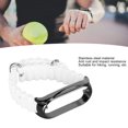 thumbnail image 4 of Correa de Reloj de Silicona con Funda Protectora de Parachoques de Acero Inoxidable Accesorio de Banda Deportiva Ajustable de Silicona Suave Apto para Band 7 ANGGREK Otros, 4 of 8