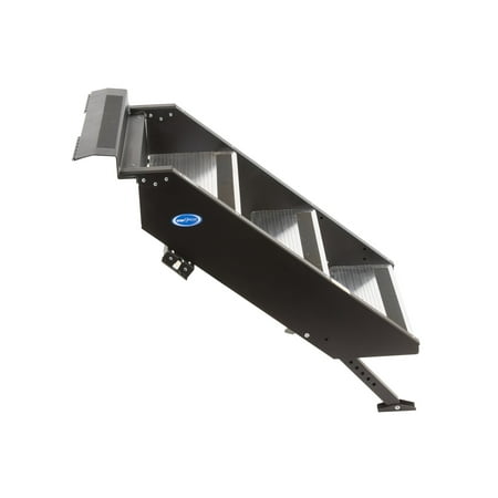 MORryde STP-209 StepAbove Fold-Up RV Entry Step - 3-Step (8" Step Rise), Fits 30" to 32" Door Width