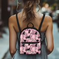 thumbnail image 4 of Eheartsgir Halloween Spooky Print Small Travel Handbag Adjustable Strap Mini Backpack for Dating Shopping, Polyester Lightweight Small Backpack, 4 of 8