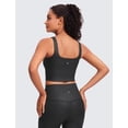 thumbnail image 2 of Remera CRZ YOGA Butterluxe Crop Top con Escote Cuadrado Negra XS, 2 of 5