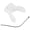 Transparent, variant on Riousery Disposable Transparent Silicone Scuba Diving Standard Bite Mouthpiece Professional Snorkeling Gear Replacement 2.17 inches / 5.5 cm