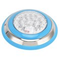 thumbnail image 2 of Lámpara de pared subacuática impermeable de acero inoxidable con luz LED para piscina, CA 12 V, 24 W, 2400 lm, 2 of 8