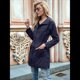 thumbnail image 4 of Chaqueta Impermeable Ligera para Mujer, con Capucha, Mangas Largas y Cremallera, para Actividades Al Aire Libre Azul Marino S, 4 of 9