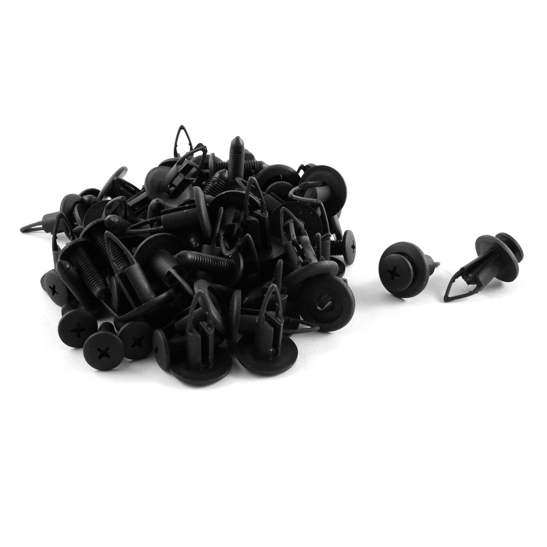 50 Pcs Black Plastic Splash Guard Fastener Rivet Clips 10mm x 20mm x 25mm Walmart Canada