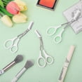 thumbnail image 5 of Precision Eyebrow Trimming Scissors with Comb for Men & Women, Non-Slip Grip, Grooming Tool for Hair Removal (Black, Pink, Blue), 5 of 5