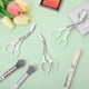 thumbnail image 5 of Precision Eyebrow Trimming Scissors with Comb for Men & Women, Non-Slip Grip, Grooming Tool for Hair Removal (Black, Pink, Blue), 5 of 5