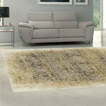 Camel Modern Rug - Superior High Quality Soft, Plush and Durable 10mm Moisture and Mildew Resistant Apollonia Collection Area Rug, 2.7