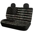 thumbnail image 5 of Psesaysky Car Seat Cover for Car Interior Work, Distressed Digital Camo American Flag Pattern 2 Pcs Set Rear Bench Seat Cover Durable Decorative, 5 of 7