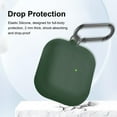 thumbnail image 3 of Silicone Protective Case For Samsung Galaxy Buds 3 And 3 Pro Shockproof Washable Cover With Metal Carabiner, 3 of 6