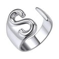 thumbnail image 1 of Fiudx Joyería de Moda para Mujer con 26 Letras Abiertas, 1 of 3