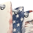 thumbnail image 3 of Eagle Blood American Flag Black Out Curtains 72 Inch Length Curtains for Sliding Glass Doors Bedroom Living Room 2 Pack, 3 of 6